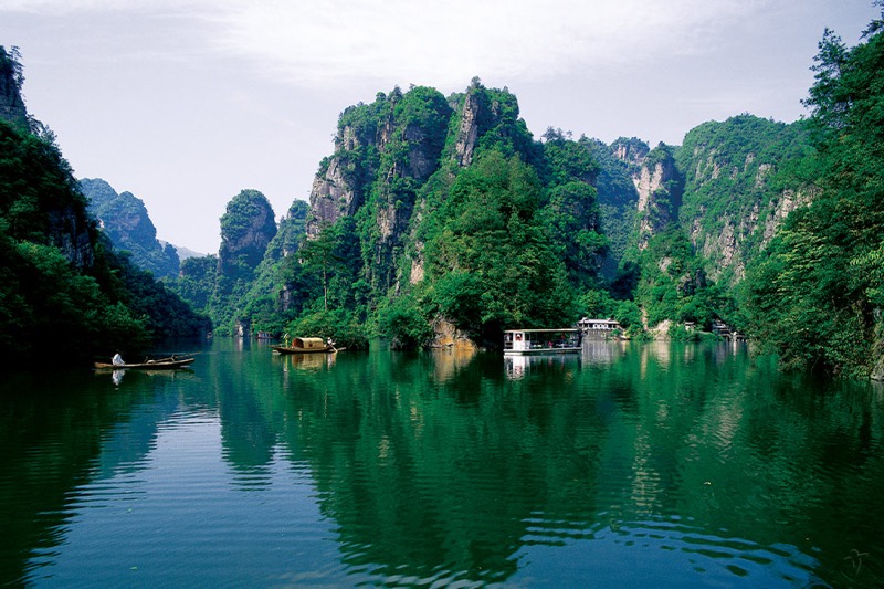 白峰湖 张家界 中国