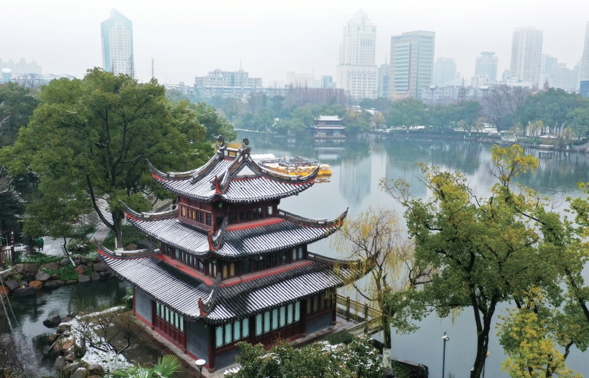 雪中超然阁