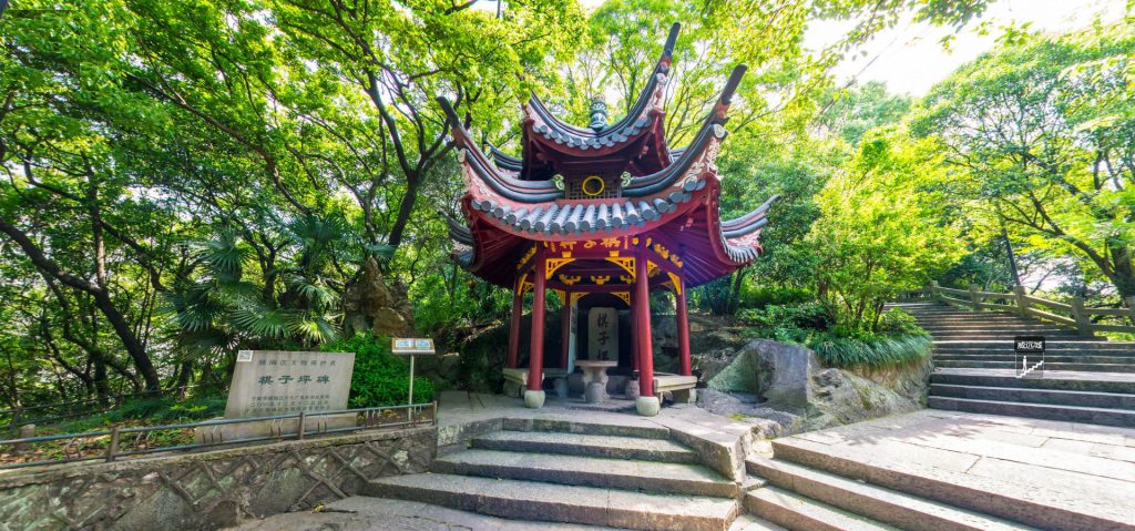 招宝山棋子坪亭
