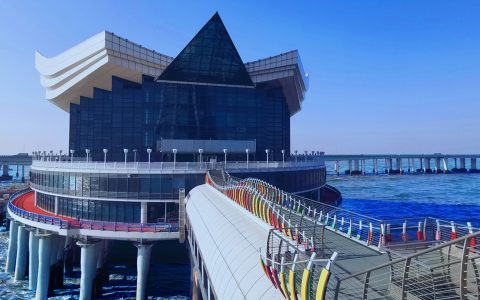 海天一洲，杭州湾跨海大桥的璀璨明珠