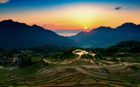 丽水市云和梯田景区