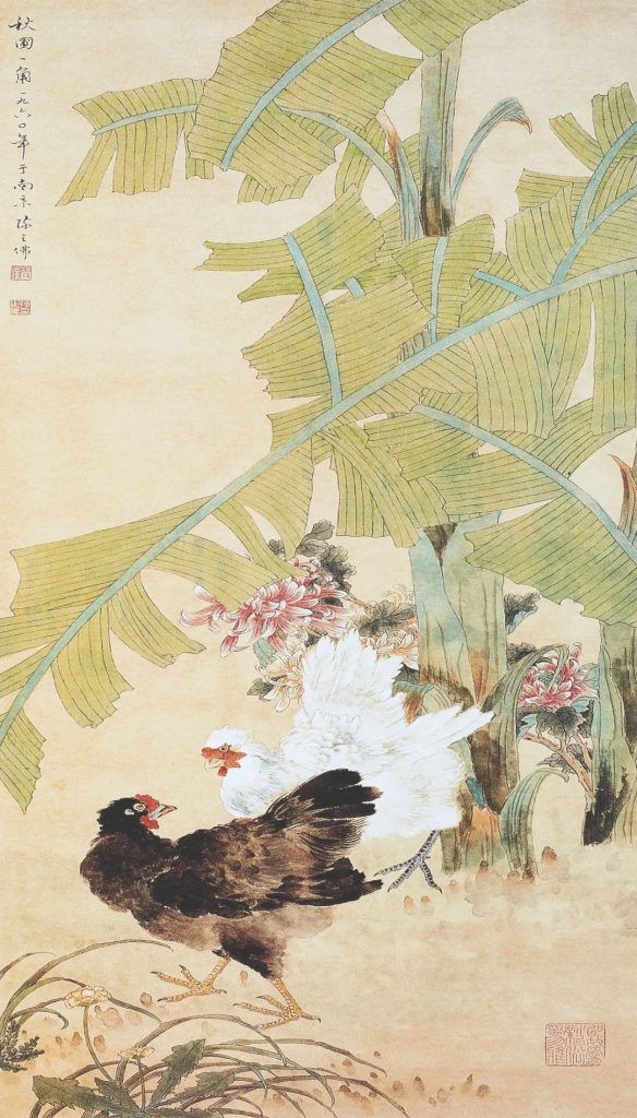 陈之佛工笔花鸟作品赏析