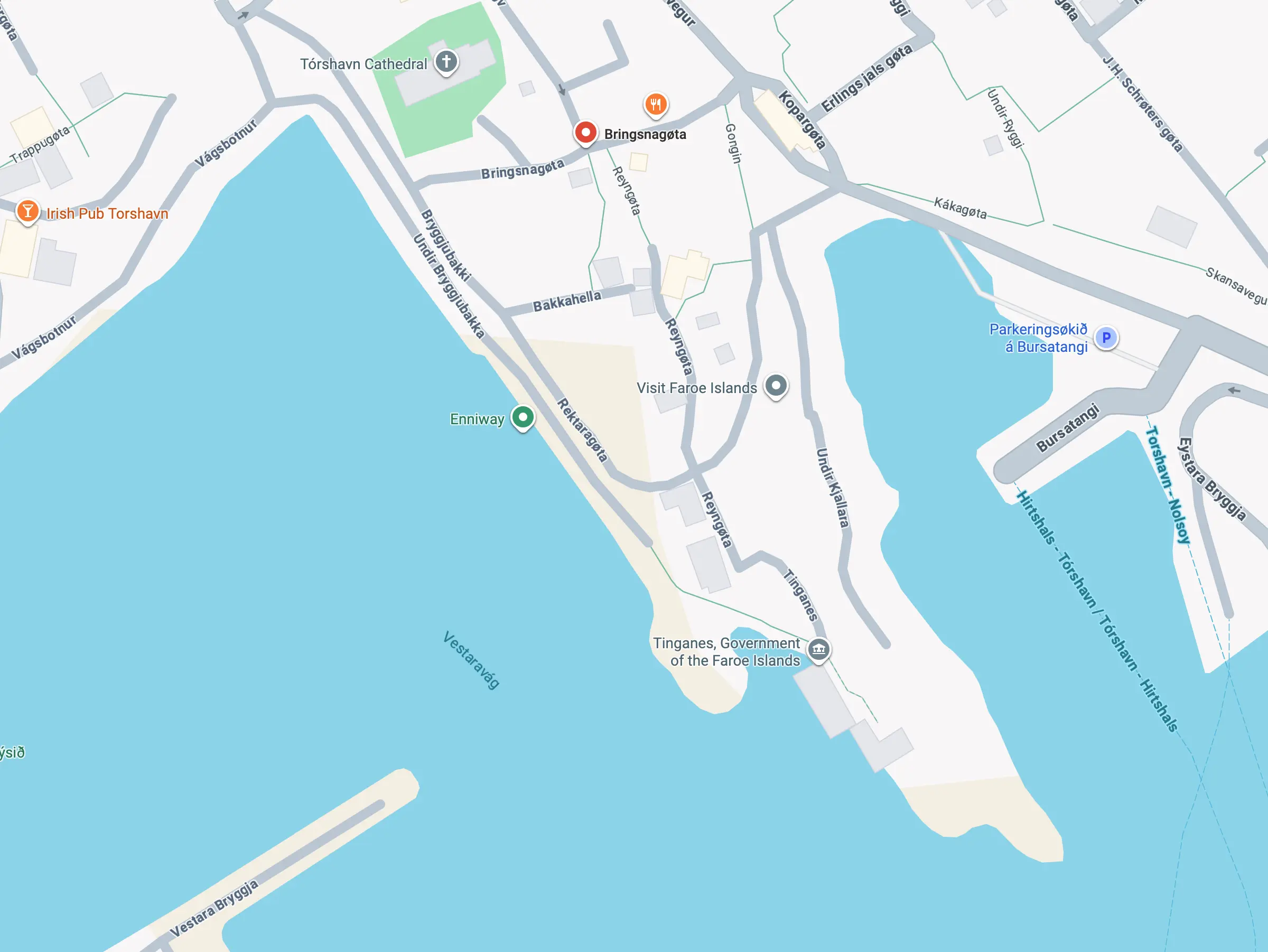 托尔斯港的老城是一片风景如画的袖珍街区
